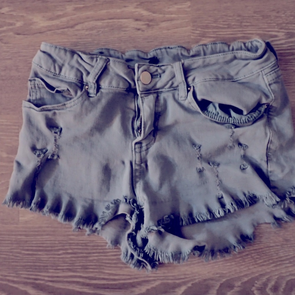 Green shorts